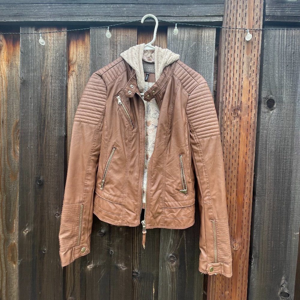 Ci Sono Vegan Leather Jacket - L